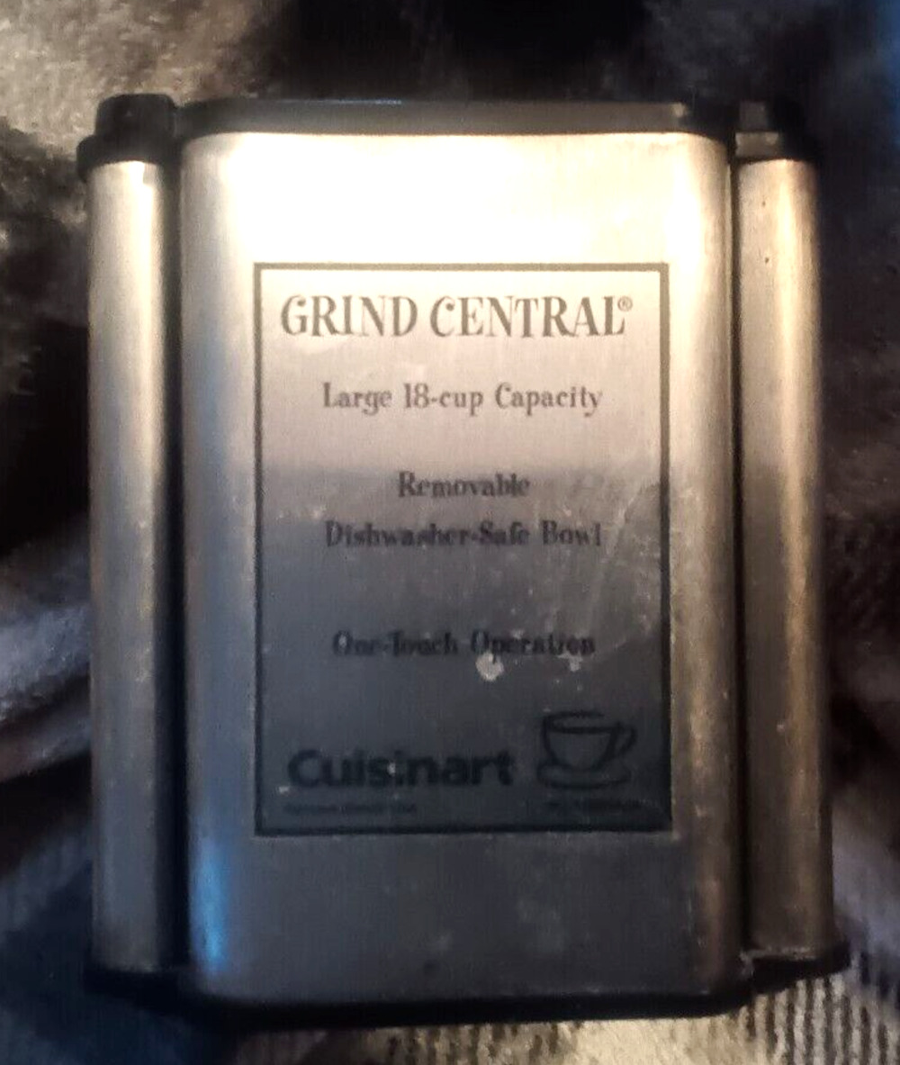 Cuisinart DCG-12BC Grind Central Coffee Grinder Motor Base Part Only Tested Work